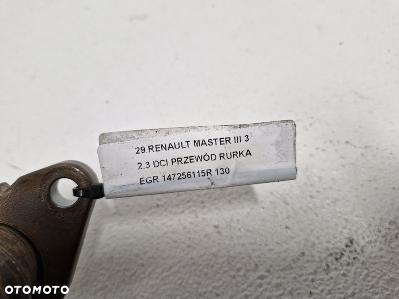 RENAULT MASTER III 3 2.3 DCI PRZEWÓD RURKA EGR 147256115R - 5