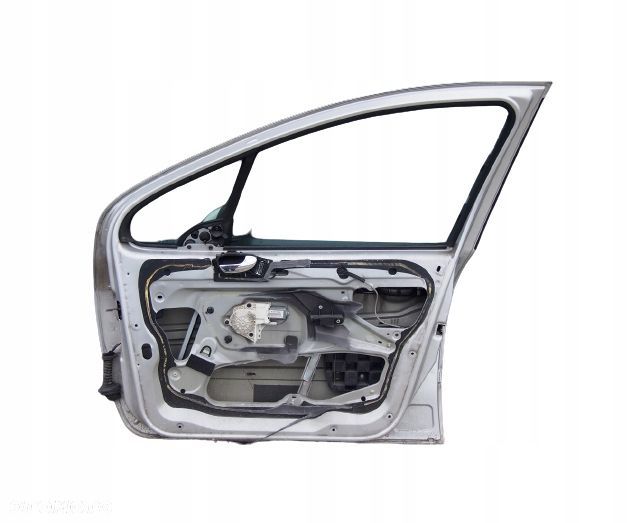 drzwi prawe przód przednie srebrne kompletne peugeot 307 lift fl 2005-2008 - 6