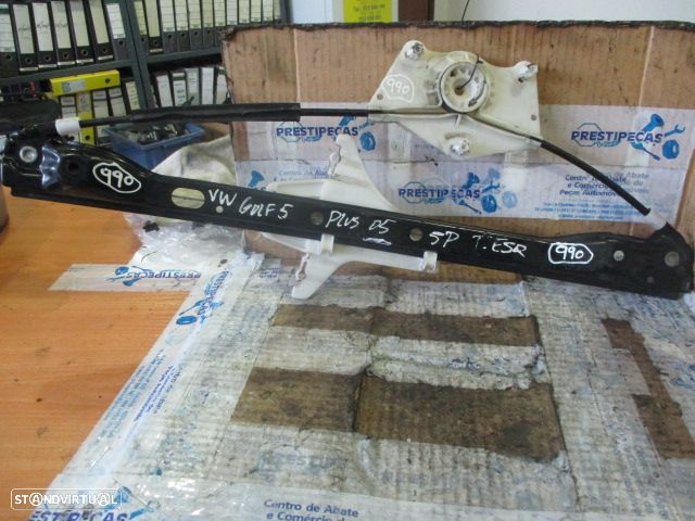 Elevador Sem Motor 998578102 VW GOLF PLUS (5M) FASE 1 2008 1.9TDI  105CV 5P CINZENTO TE - 1