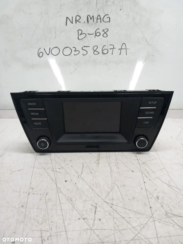 RADIO SKODA FABIA III 6V0035867A - 1