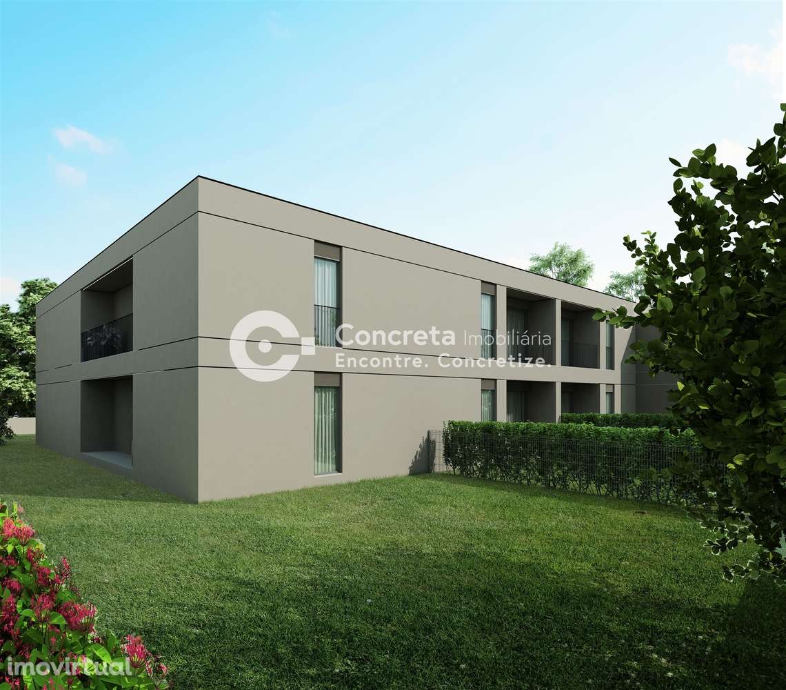 Apartamento T1 novo com logradouro em Manhente, Barcelos - Grande imagem: 2/8