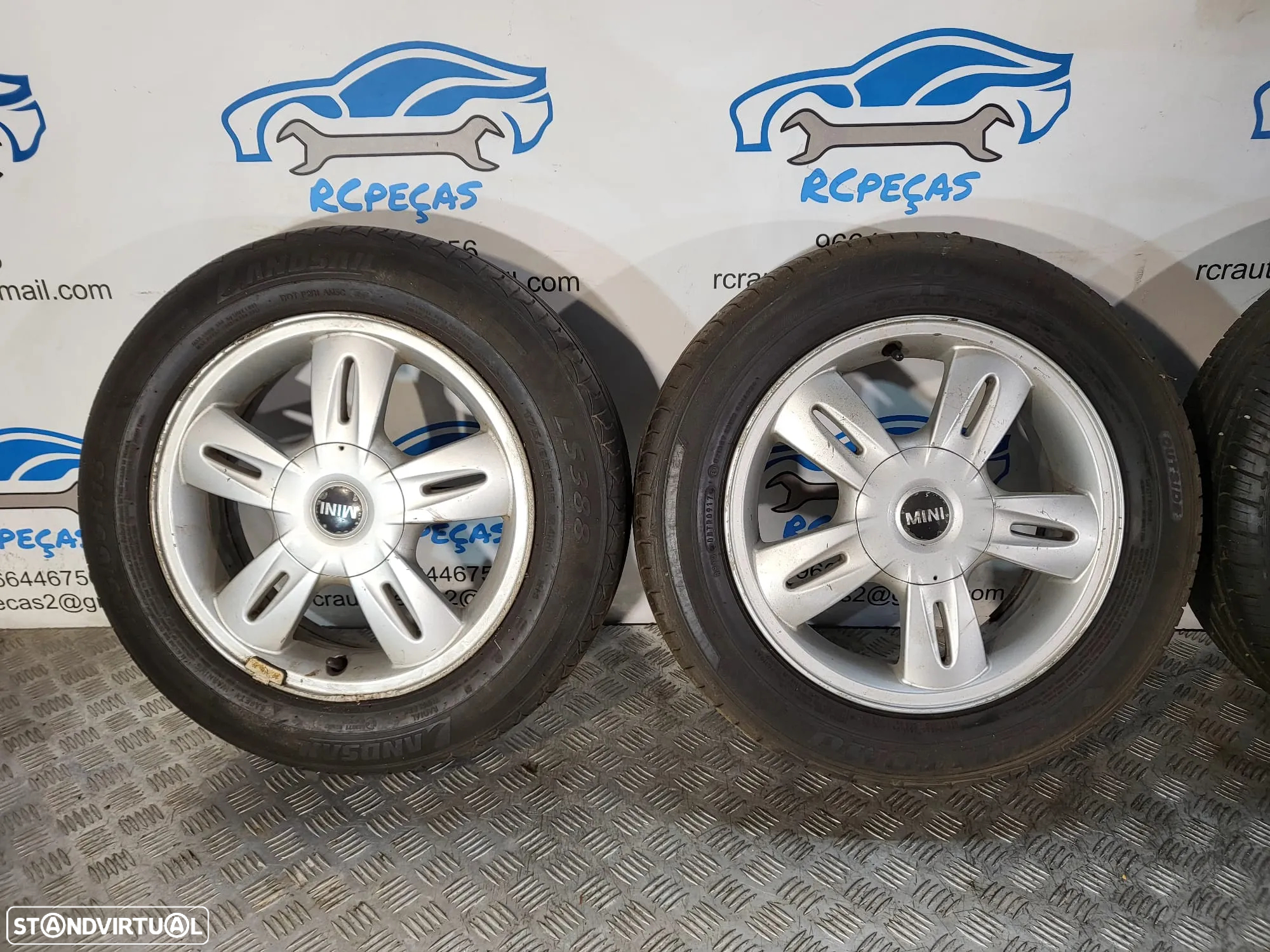 Conjunto Jantes 15 Mini Cooper One 4x100 6.5J ET48 6763295 - 6