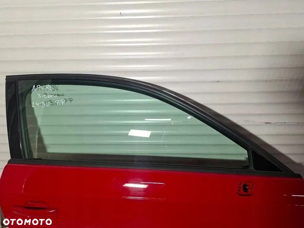 Audi A3 S3 8V 2017 LY3U 3-y drzwiowy drzwi prawe pasażer czerwone 8V3 - 4