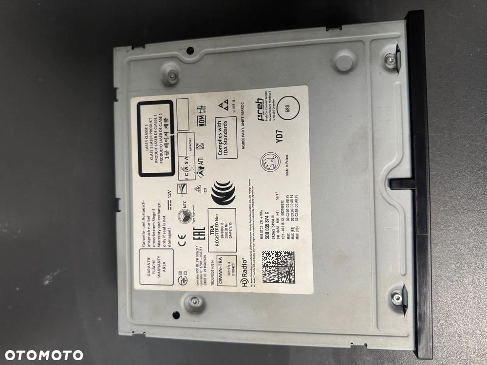 Vw Skoda Audi stacja multimedialna nawigacja 5Q0035874C - 2