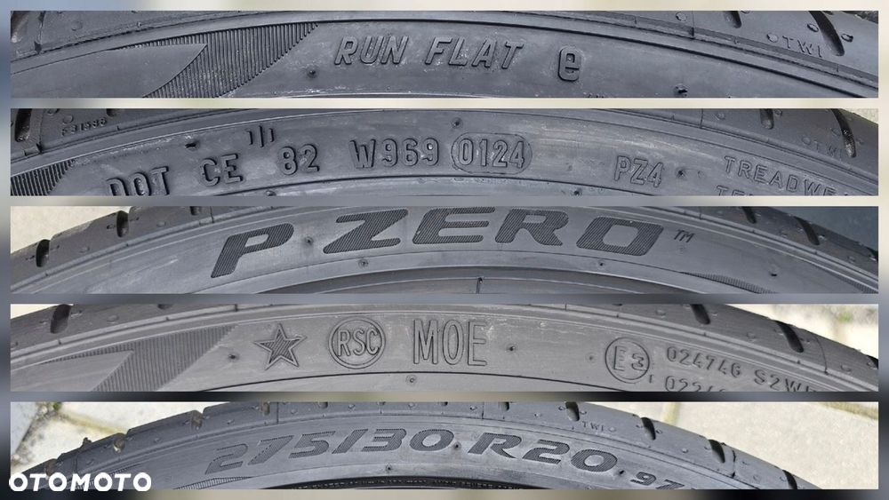 Pirelli P Zero 275/30R20 97 Y MOE BMW RSC - 4