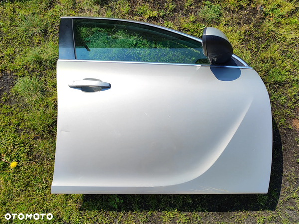 drzwi przód prawe z167 kompletne do OPEL insignia A 08- ,kompletne jak na foto -zamki -klamki -szyba -listwy -tapicerka -lusterko (angielskie)