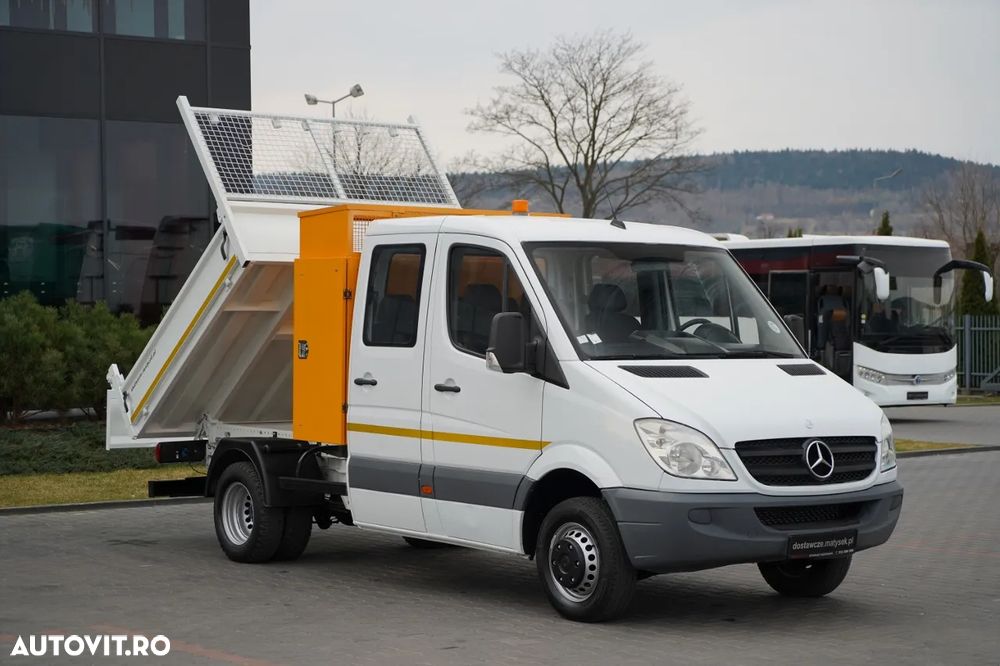 Mercedes-Benz SPRINTER 513 / BASCULATOR / CU DOUA PERECHI / 7 LOCURI / DOUĂ PERECHI / MANUAL / IMPORTAT - 2