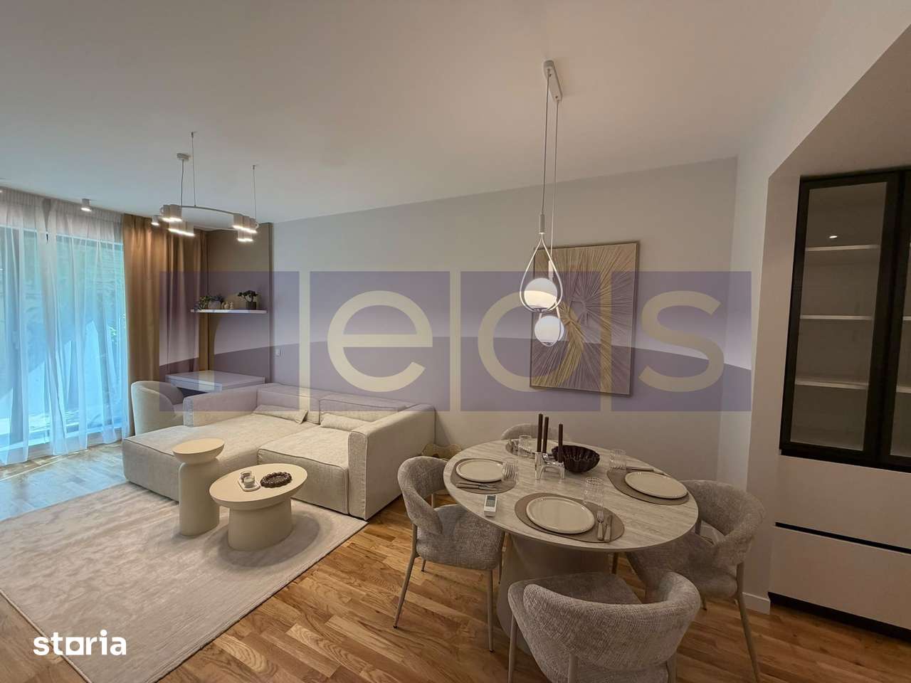 VANZARE 2 CAMERE 47 MP | STRAULESTI | CURTE 31MP | MOBILAT COMPLET LUX — fotografia 1