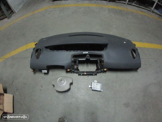 Kit Airbags 8200485100A 8200412045A 8200706150 RENAULT GRAND SCENIC 2 FASE 2 2007 1.9DCI 130CV 5P CINZA PRETO - 1