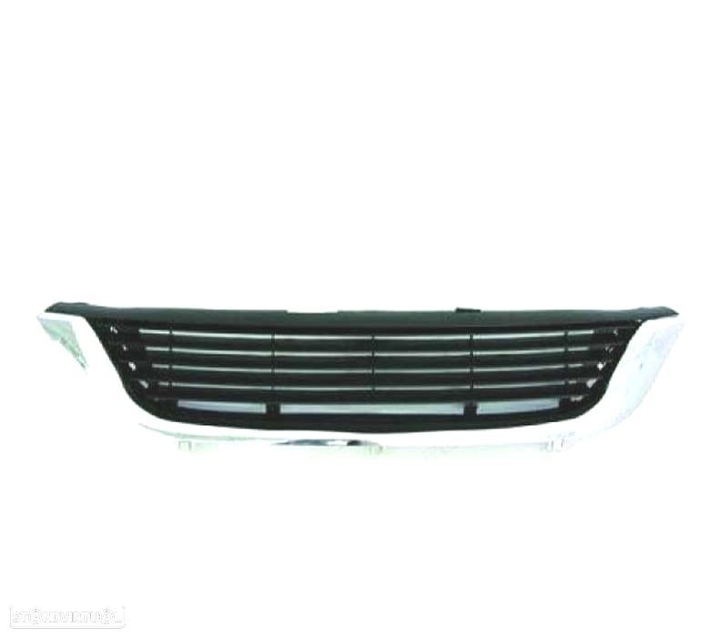 GRELHA OPEL VECTRA B 95-98 PRETO COM ACABAMENTO CROMADO - 1