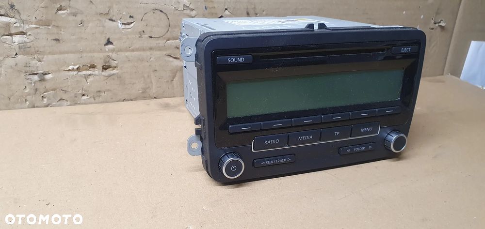 Radio radioodtwarzacz fabryczne KOD VW Golf VI 6 Plus 5M0035186AA - 3