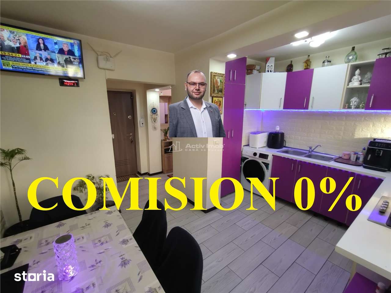 Oravita, Apt. la Cheie, 3 Cam., Et.1, Confort 1, ZERO Comision — fotografia 1