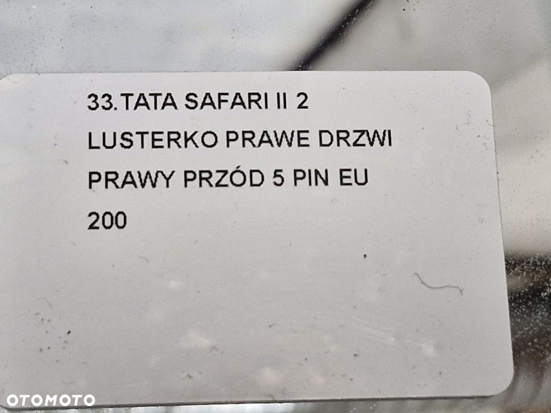 TATA SAFARI II 2 LUSTERKO PRAWE DRZWI PRAWY PRZÓD 5 PIN EU - 9