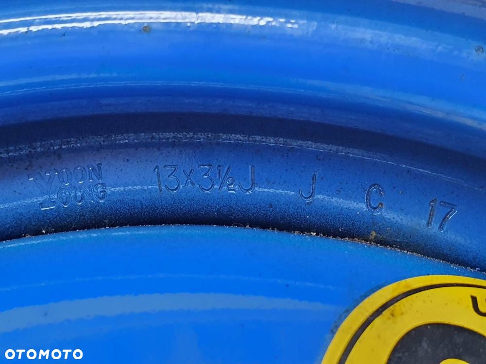 DOJAZDÓWKA KOŁO ZAPASOWE 13 T105/80D 3,5J ET45 4x114,3 CHEVROLET SPRARK - 3