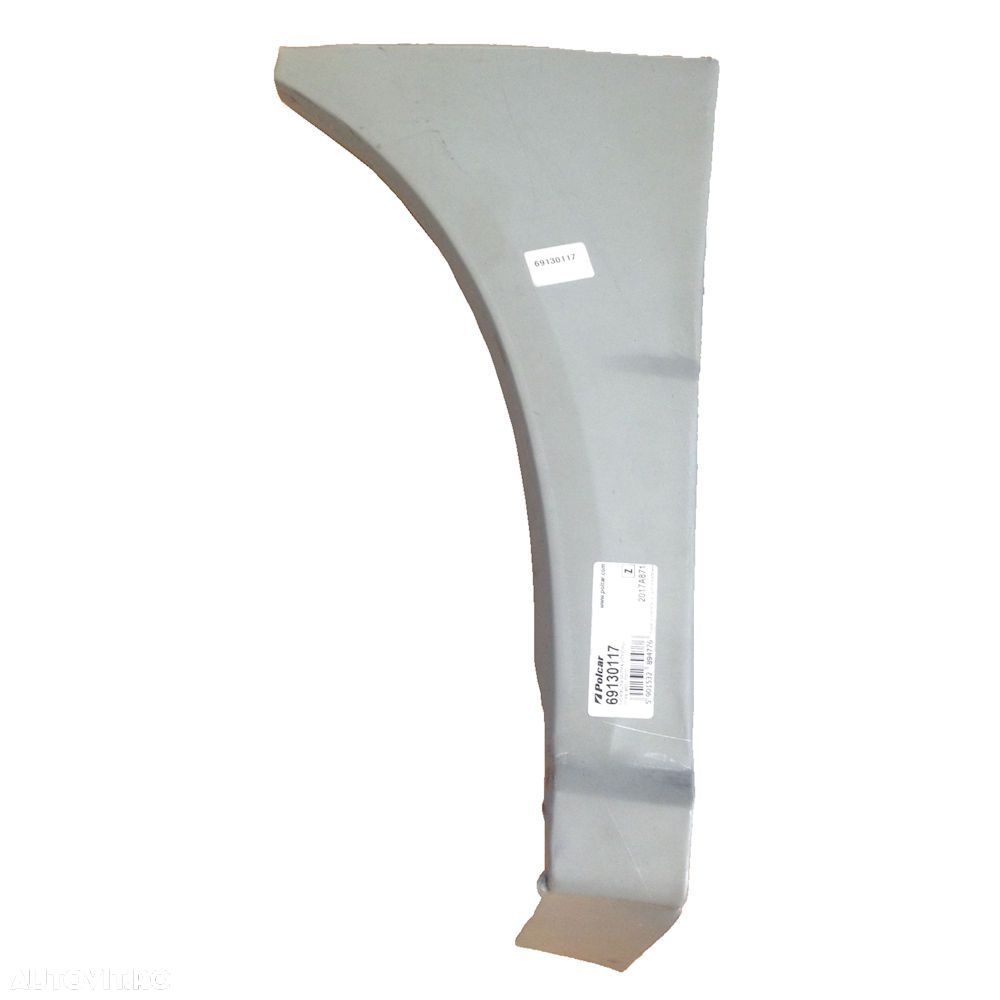 Segment reparatie aripa fata Skoda Fabia 6y 04.2000-03.2007, Partea Din Spatele Rotii, parte montare Segment reparatie stanga, 69130117, Aftermarket - 1