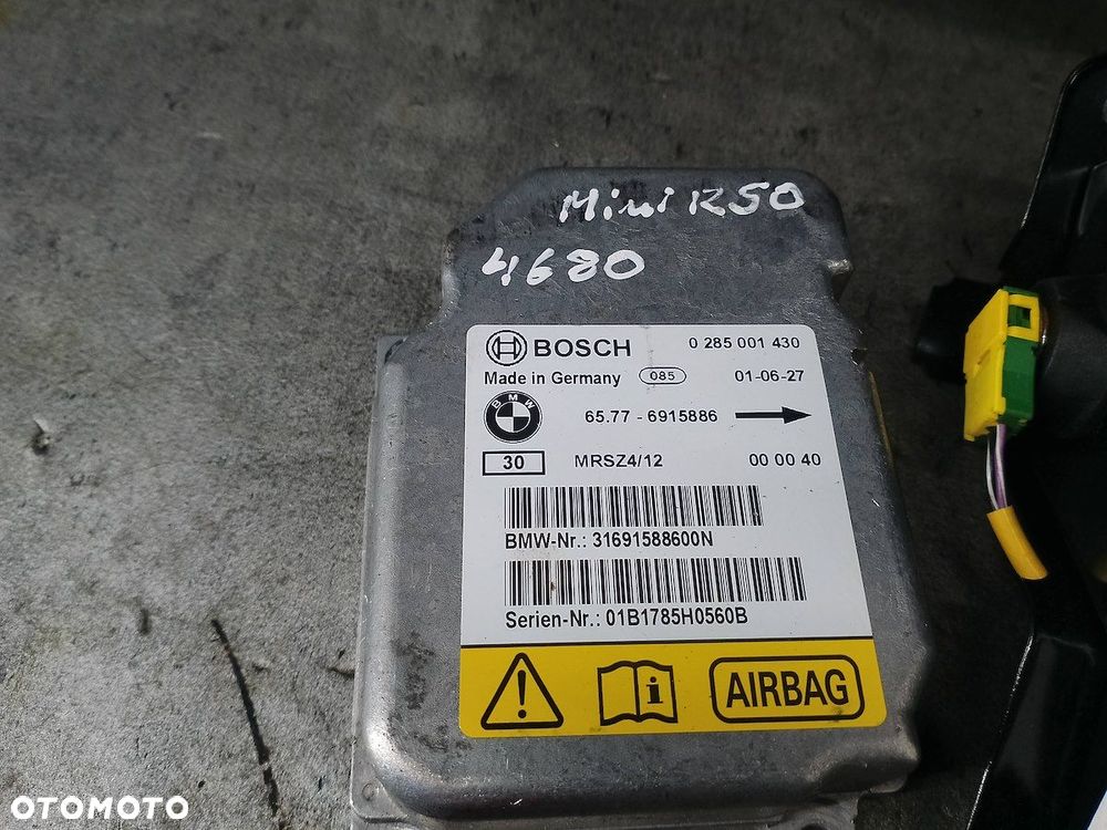 DESKA ROZDZIELCZA,KONSOLA PODUSZKI SENSOR PASY MINI R50 RG2091100 - 13