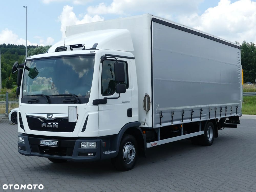 MAN TGL 12.190 / FIRANKA + WINDA / PRZEBIEG 120 TYS KM ! / KLIMA / - 1