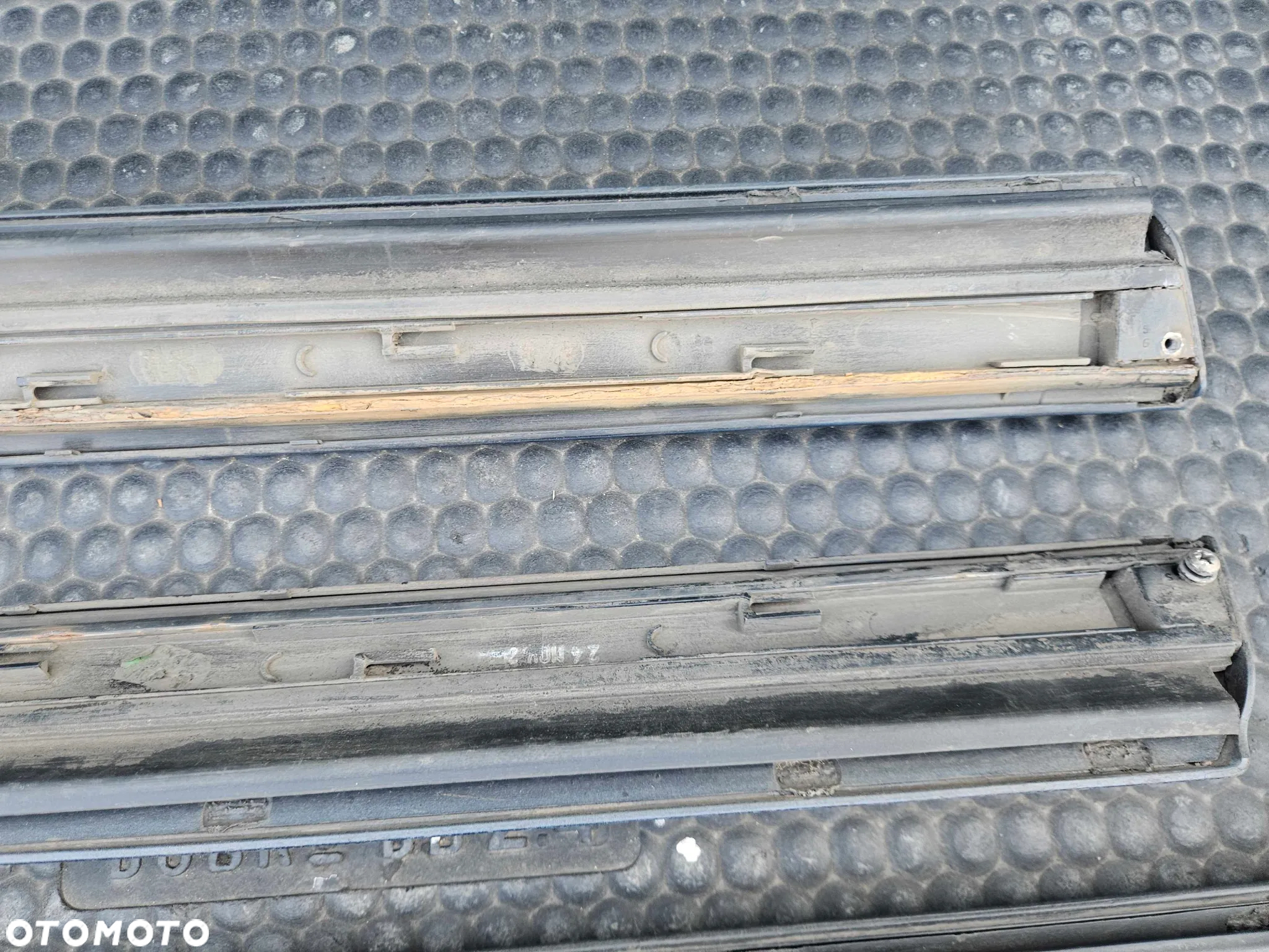 Listwa Listwy Drzwi S-Line Dolne Niebieskie Komplet Audi A4 B6 B7 Oryginalne - 33