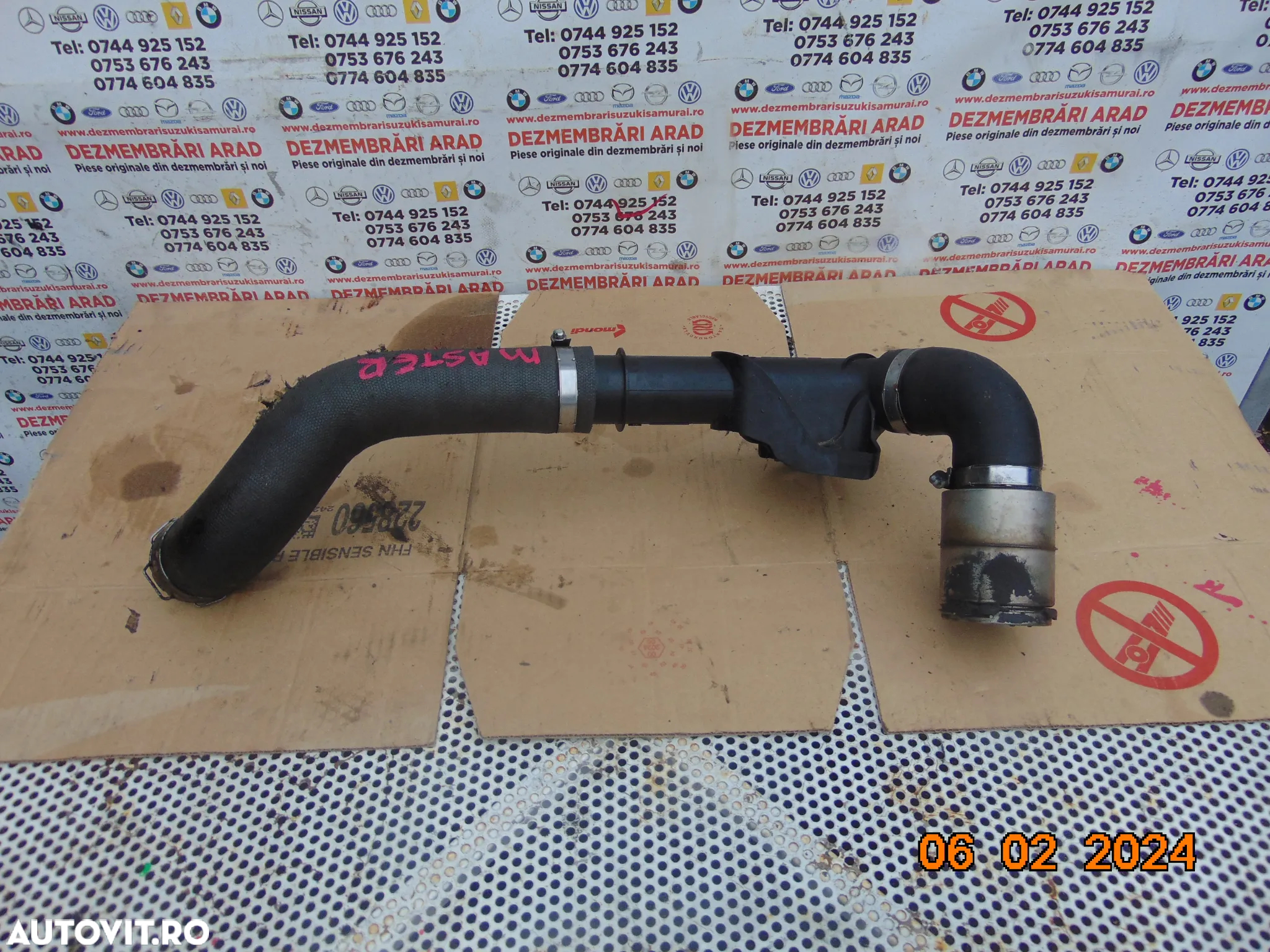 Conducta intercooler Renault master 2.3 opel movano nissan nv400 furtun intercooler cod 1124095 144688199r - 7