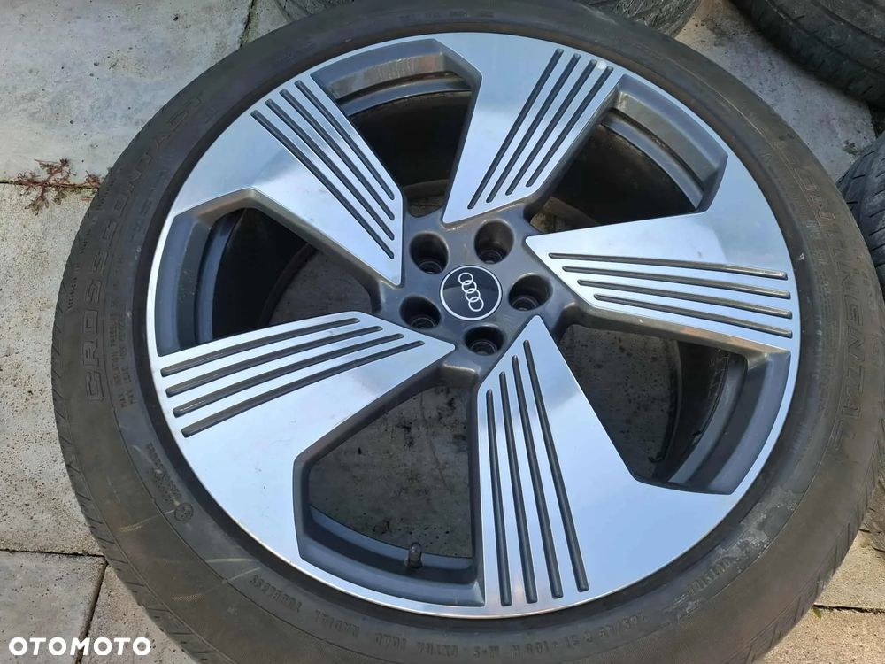 KOŁA ALUFELGI FELGI ALUMINIOWE AUDI R21 E-TRON ETRON 4KE 4KE601025F 9,5J x 21H2 ET36 Q7 Q8 SQ7 SQ8 IDEALNE - 5