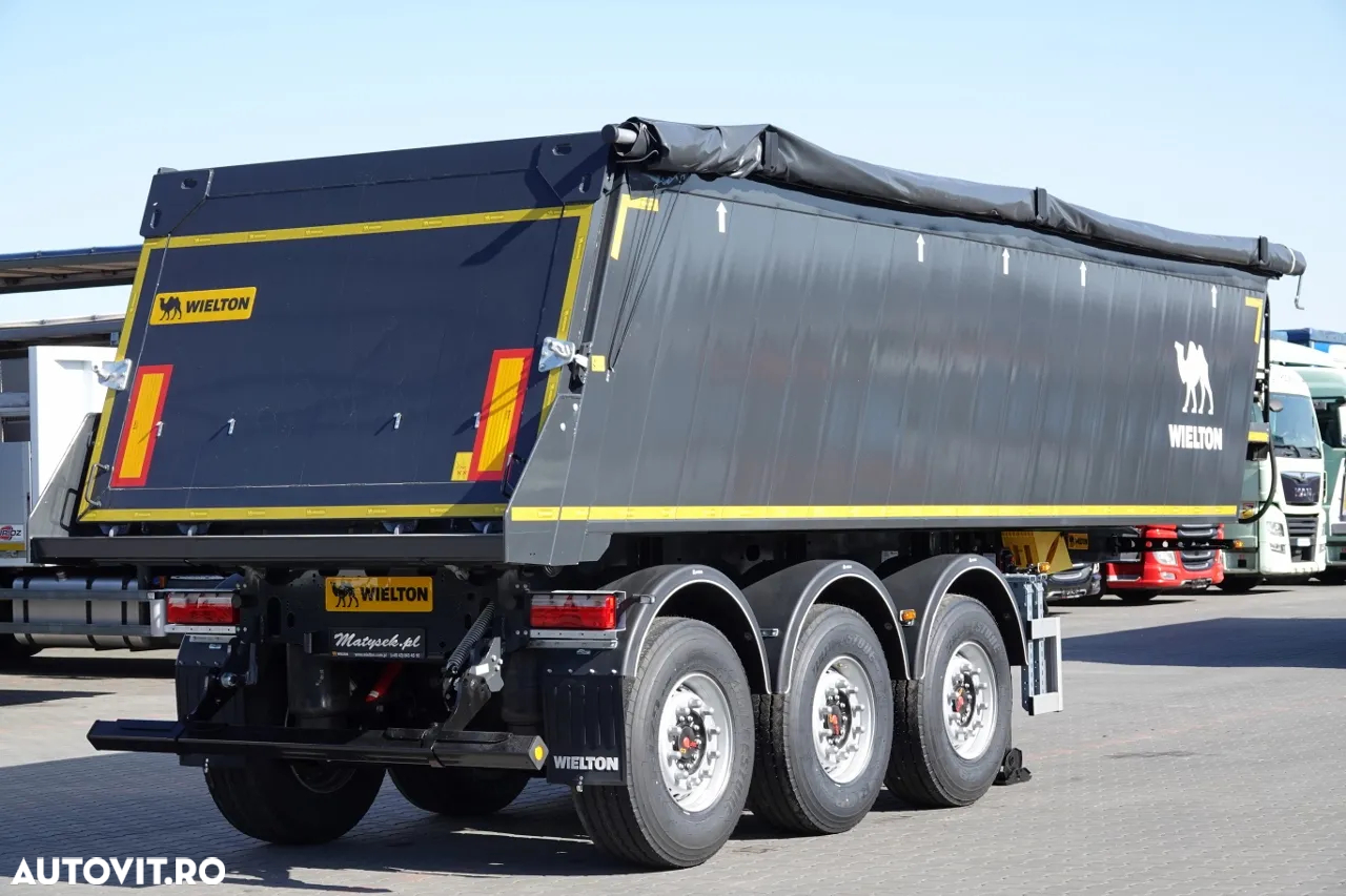 Wielton BASCULANTE ALUMINIU 28 M3 / NOU-NOU 2025 / GREUTATE: 5200KG / AXIE LIFTATOR / DISPONIBIL Imediat - 7