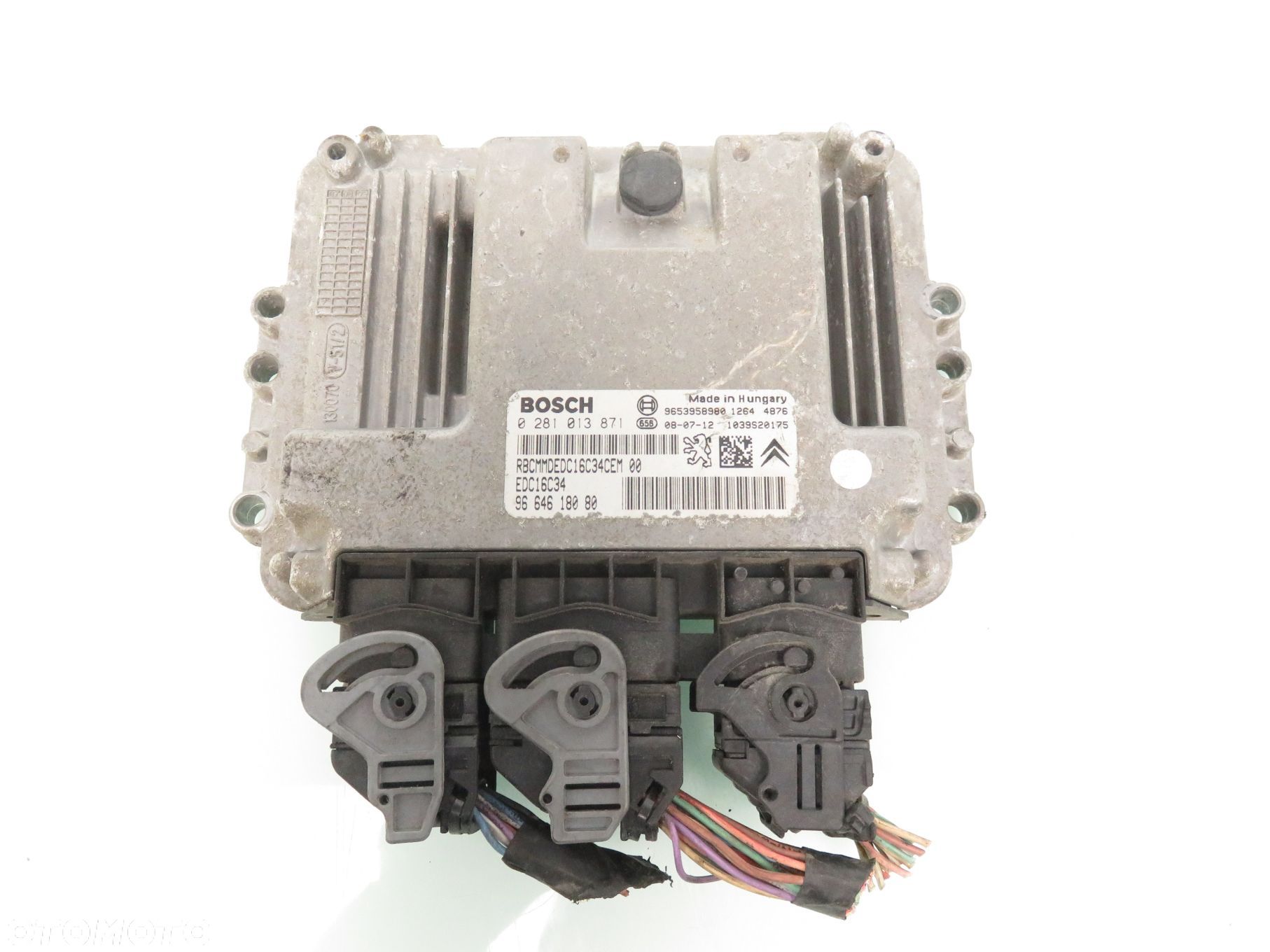 STEROWNIK CITROEN BERLINGO II 1.6 HDi 92 - 9HJ (DV6DTEDM) 0281013871 - 1