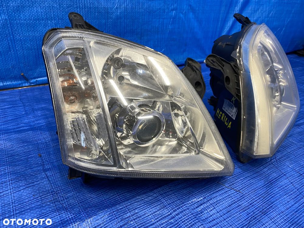 LAMPY LAMPA LEWA PRAWA LEWY PRAWY PRZÓD PRZEDNIA XENON KSEON OPEL MERIVA A LIFT 93321054 93321055 EUROPA ORYGINAŁ - 5