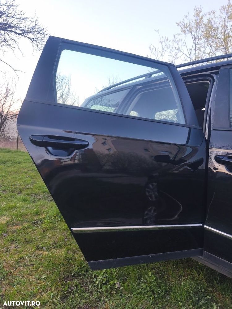 Ușă portieră dreapta spate  Volkswagen Passat B6 negru L041 - 2