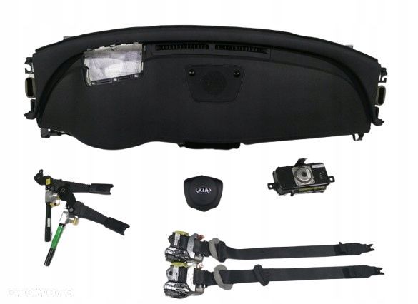 komplet poduszki deska pas pasy kia sorento 3 iii head up - 1