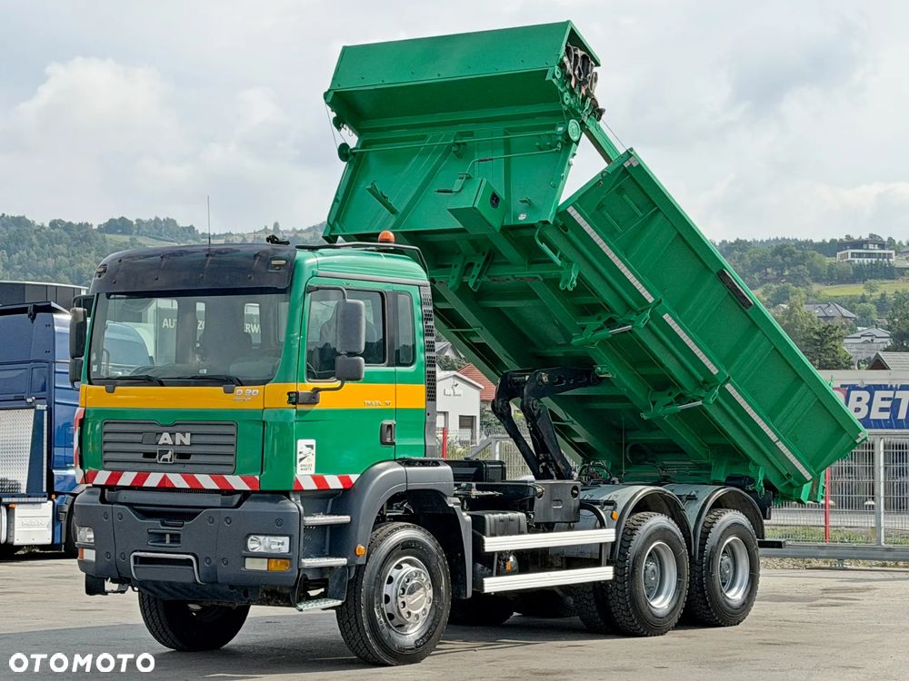 MAN TGA 33.350 * WYWROTKA 5,20 m + BORDMATIC * 6x4 * STAN BDB - 3