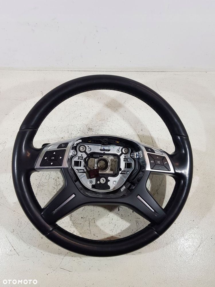 kierownica multifuncyjna skóra łopatki a2464605503 mercedes e-klasa w212 - 1