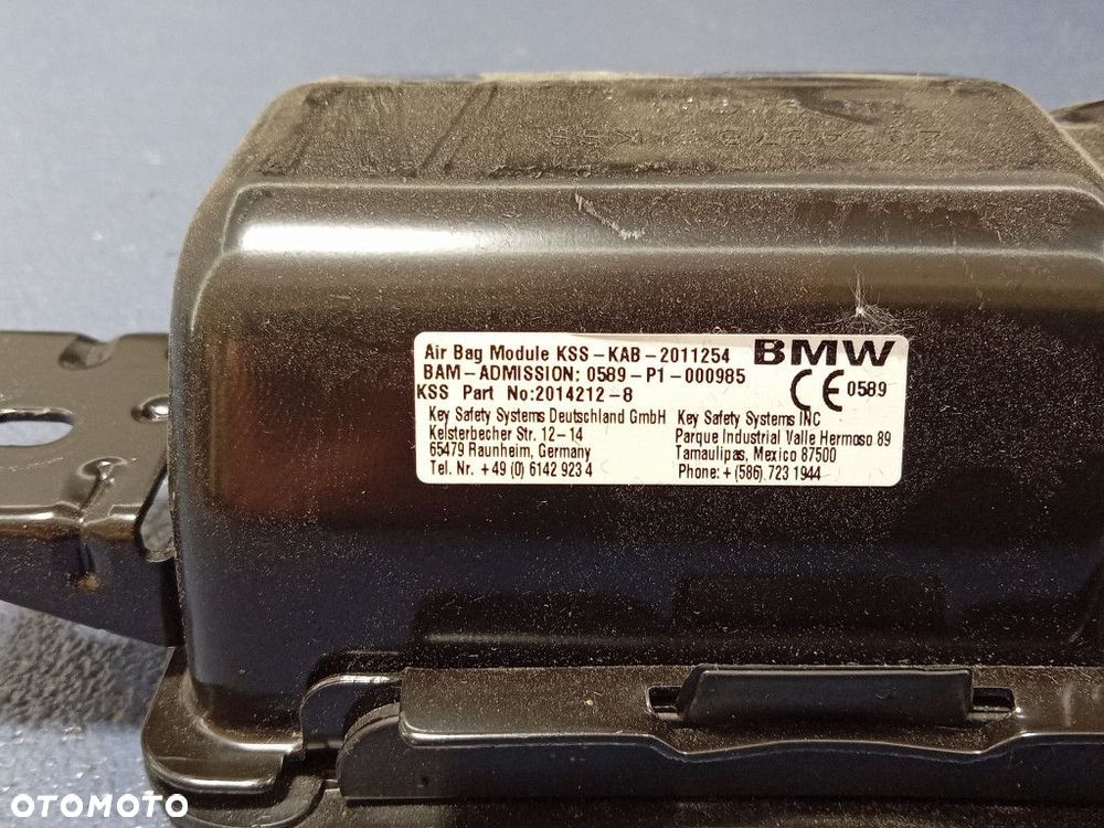 BMW X5 G05 DESKA KONSOLA PODUSZKI PASY HUD EU - 10