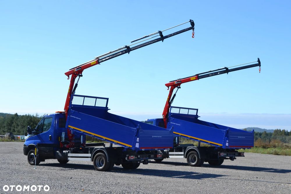 Iveco Daily 72C18 Nowy 3-stronny wywrot Żuraw HC45 HDS Wywrotka Kiper 70C 65C 50C 35C - 12