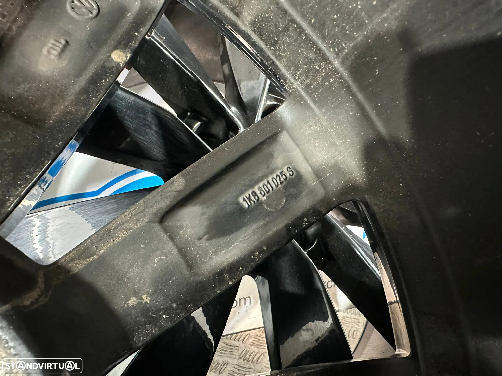 .Conjunto Jantes 19 Originais Lugano VW Volkswagen Scirocco Passat 5x112 8J ET41 1K8601025S - 8