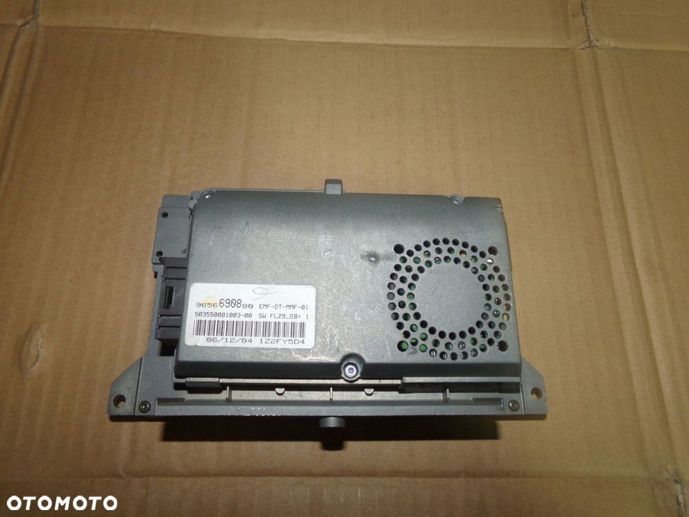 wyświetlacz radia nawigacji 9656690880 citroen c5 04-08r. - 2