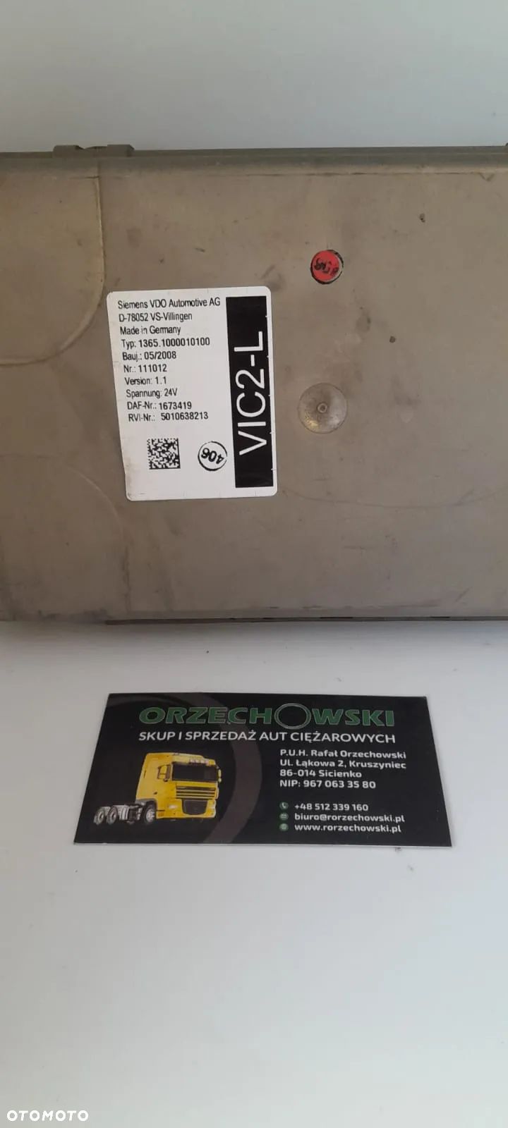 Sterownik moduł DAF lf VIC 2-L 1673419 - 1