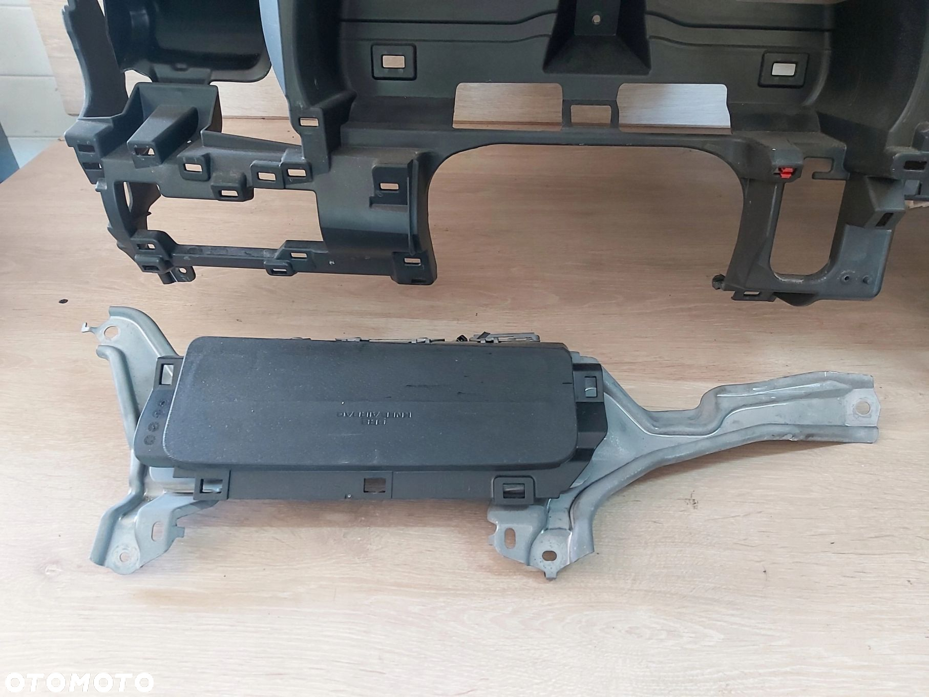 TOYOTA SIENNA Deska Air bag poduszka pasy ORYGINAŁ Czarne wnętrze - 6