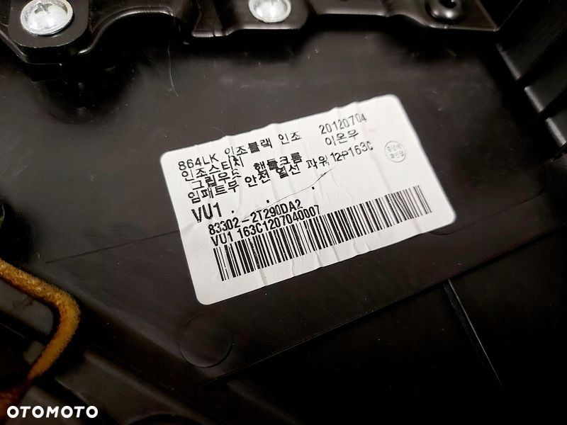 OPTIMA 3 III BOCZEK DRZWI PRAWY TYŁ TYLNY TAPICERKA SKÓRA DEKOR PRZEŁĄCZNIK - 6