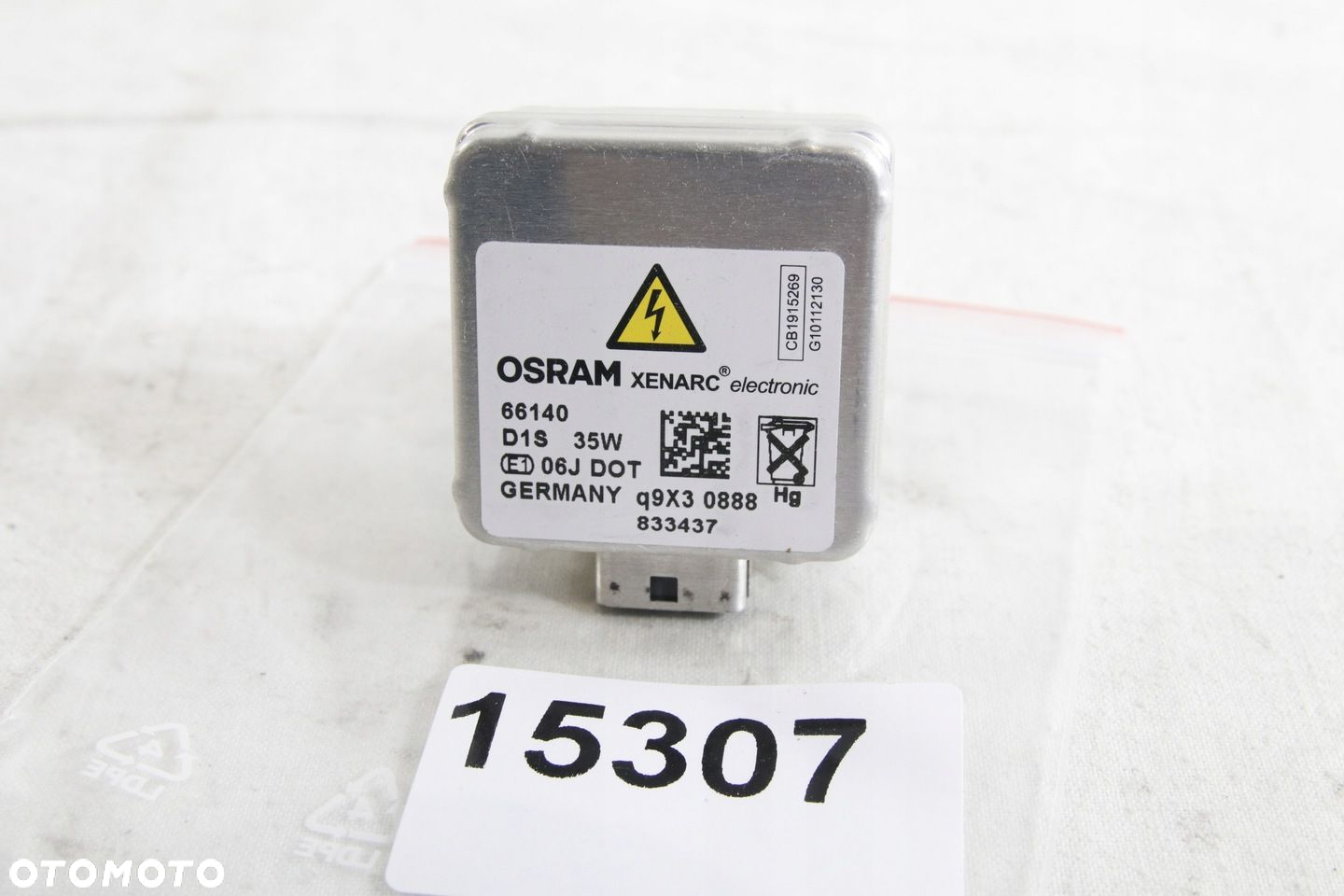 Żarówka Żarnik Palnik Xenon Używany Oryginał Osram Xenarc 66140 D1s 35w - 2