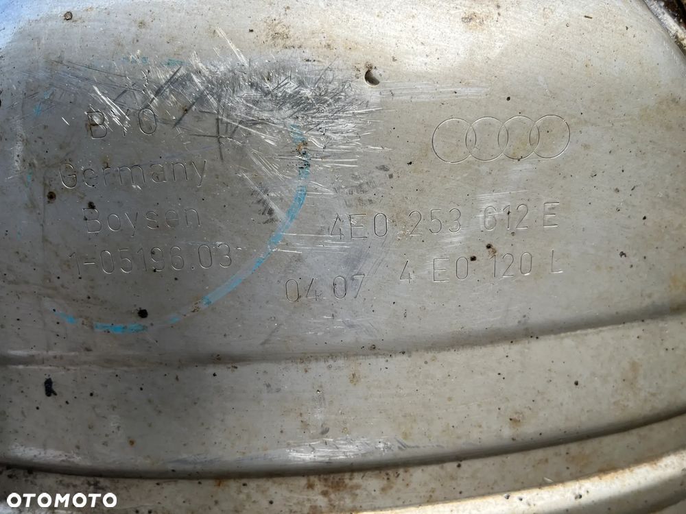 Tłumik wydech AUDI A8 D3 LIFT 3.0 TDI 4E0253612E 4E0253611R - 4