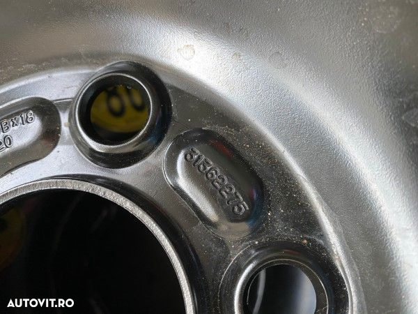Roata de rezerva T125/80R18 Volvo XC90 XC60 2015-2022 31680220 31362275 - 4