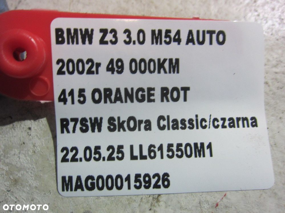 BMW Z3 CABRIO OBUDOWA OSŁONA TERMICZNA POKRYWA FILTRA PALIWA 51718407735 - 6