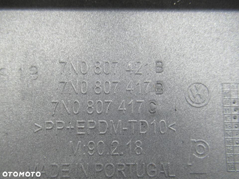 ZDERZAK TYLNY TYŁ VW VOLKSWAGEN SHARAN II 2 7N 2010- - 11