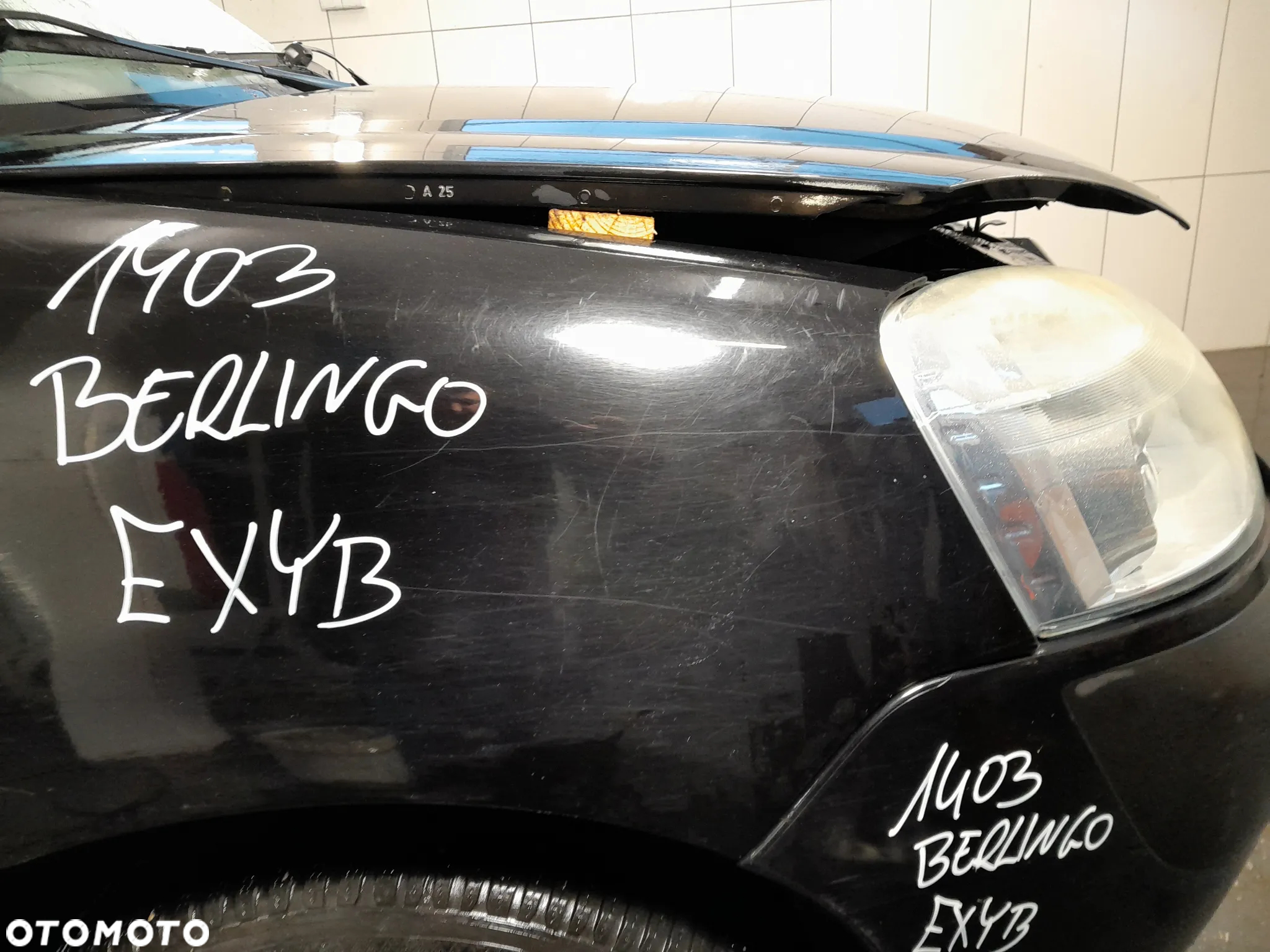 CITROEN BERLINGO I LIFT BŁOTNIK PRAWY PRZEDNI PRAWY PRZÓD KOLOR: EXYB - 3