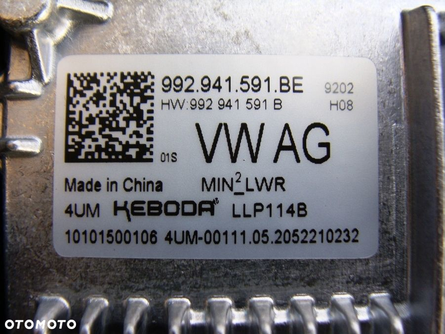 PRZETWORNICA MODUŁ LED ORYG.VW 992.941.591.BE NOWY - 4