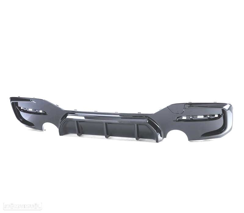 DIFUSOR BMW F20 F21 LCI 15-19 LOOK M PERFORMANCE PRETO BRILHANTE O---O - 5