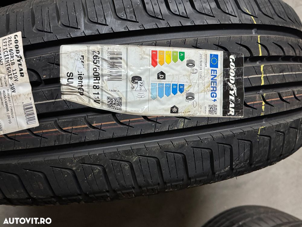 Vând 2 anvelope 265/60/18 goodyear de vară noi - 2