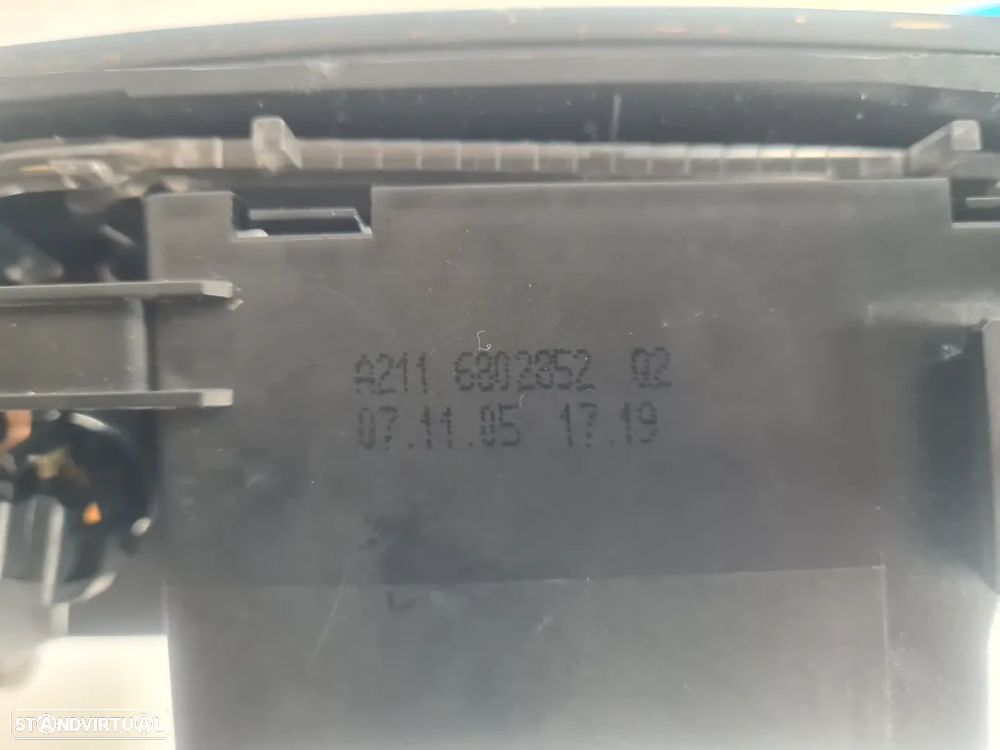 GAVETA CINZEIRO GAVETA CONSOLA FRENTE FRONTAL A2116802852 2116802852 MERCEDES BENZ CLASS E W211 E220 CDI 150CV OM646961 646961 CLS C219 - 9