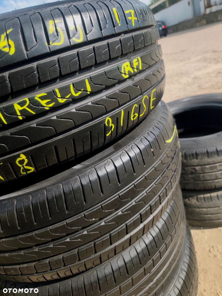 225/55R17 97Y Opony Letnie Lato PIRELLI CINTURATO P7 RF RFT RSC MOE * 6,5-5,5mm Legnica ALU-RAD 225/55 - 5