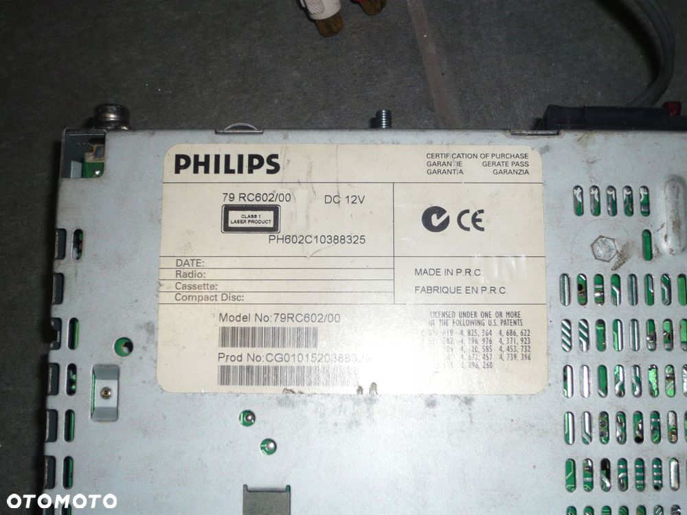 radio cd 79rc602 philips - 2
